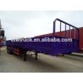 Low price 12m double axle cargo trailer,40 ton cargo transport trailer